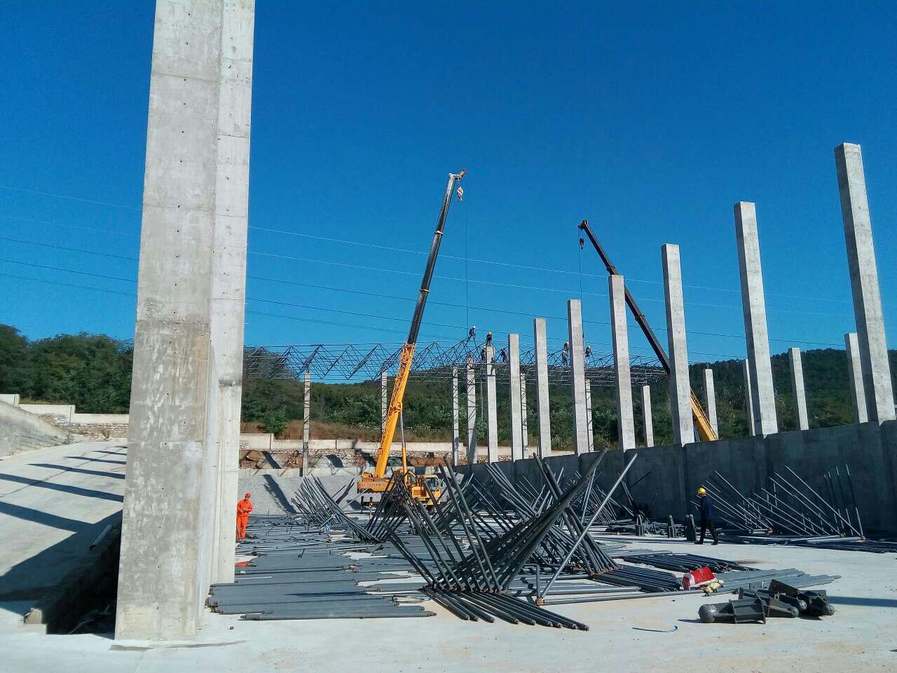 仙桃搅拌站网架